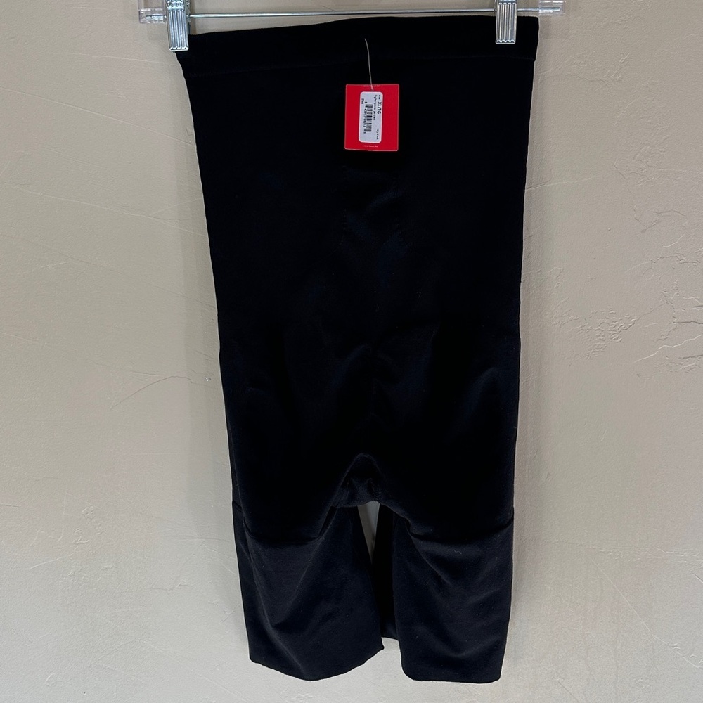 SPANX Very Black Higher Power Panty Shapewear Shorts High Waist Sz XL